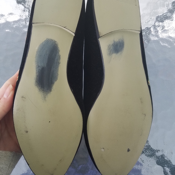 Vintage|Karen Scott Holiday Embroidered Velvet Flats, Sz 7 M - Picture 5 of 14